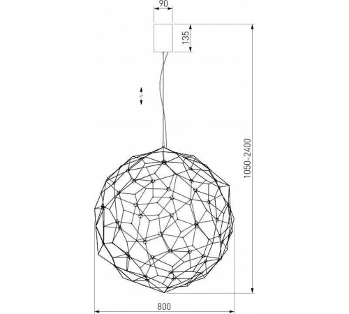 Подвесной светильник Bogate's Alioth 452/1