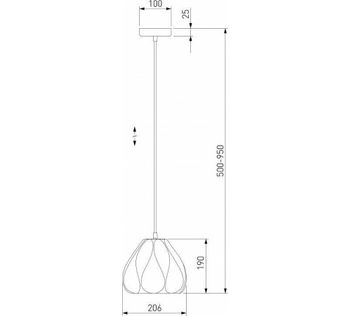 Подвесной светильник Eurosvet Sinki 30187/1 белый
