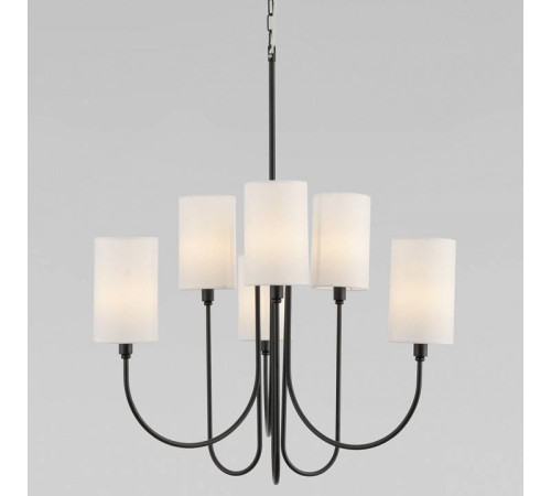 Подвесная люстра Eurosvet Abbey 60164/6 черный