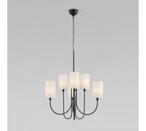 Подвесная люстра Eurosvet Abbey 60164/6 черный