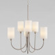 Подвесная люстра Eurosvet Abbey 60164/6 никель