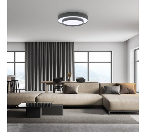 Накладной светильник Eurosvet Force 90331/2 серый