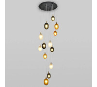 Подвесная люстра Eurosvet Pineapple 50266 дымчатый/прозрачный/янтарный