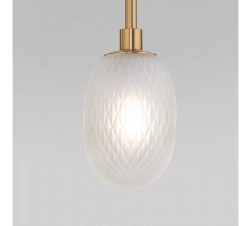 Подвесная люстра Eurosvet Pineapple 50266 дымчатый/прозрачный/янтарный