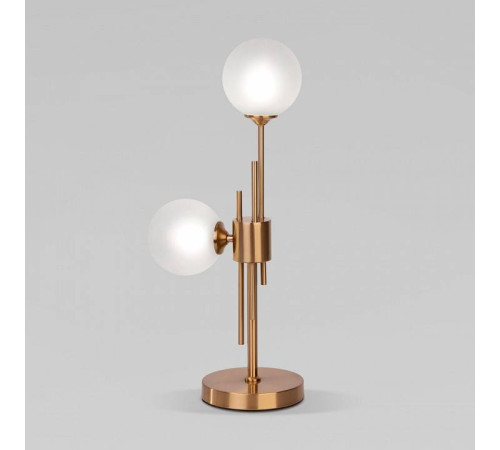 Настольная лампа декоративная Eurosvet Volver 01383/2 латунь