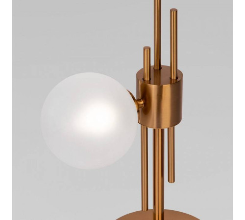 Настольная лампа декоративная Eurosvet Volver 01383/2 латунь