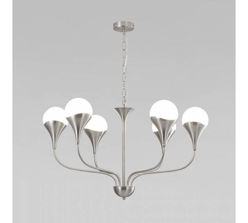 Подвесная люстра Eurosvet Calyx 60169/6 никель