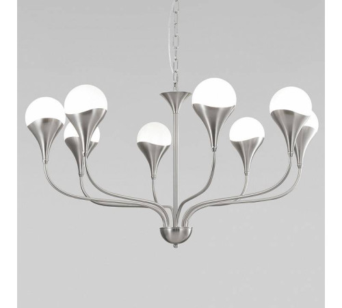 Подвесная люстра Eurosvet Calyx 60169/8 никель