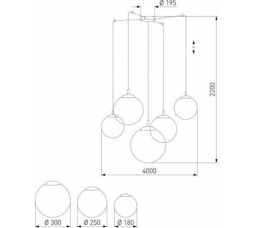 Подвесная люстра TK Lighting Esme 4791 Esme
