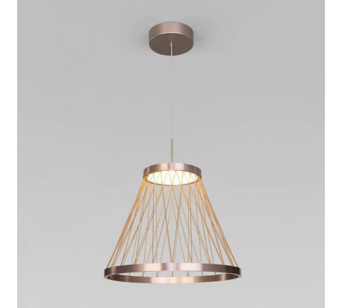Подвесной светильник Eurosvet Cesta 40016/1 LED коричневый