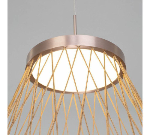 Подвесной светильник Eurosvet Cesta 40016/1 LED коричневый