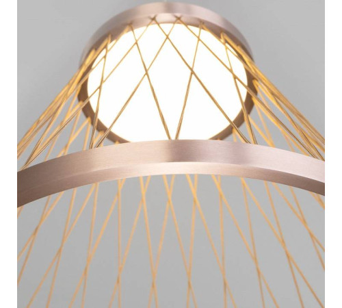 Подвесной светильник Eurosvet Cesta 40016/1 LED коричневый