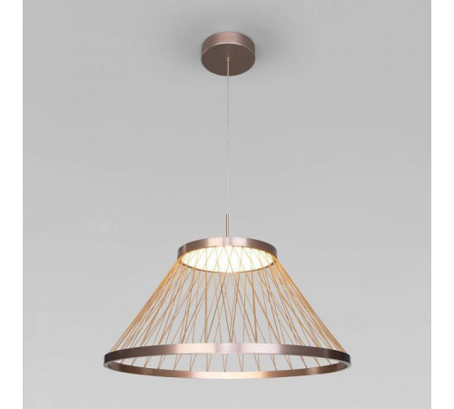 Подвесной светильник Eurosvet Cesta 40017/1 LED коричневый