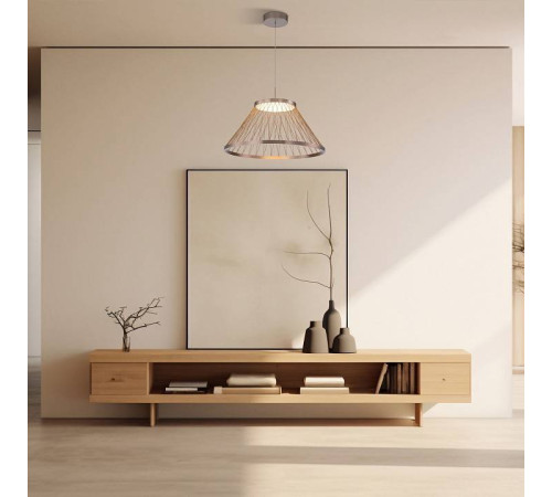 Подвесной светильник Eurosvet Cesta 40017/1 LED коричневый