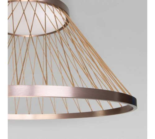 Подвесной светильник Eurosvet Cesta 40017/1 LED коричневый