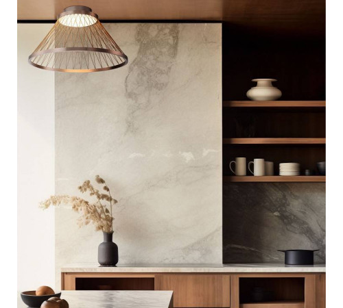 Накладной светильник Eurosvet Cesta 40019/1 LED коричневый