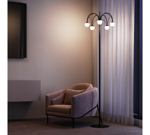 Торшер Eurosvet Ragno 90194 черный