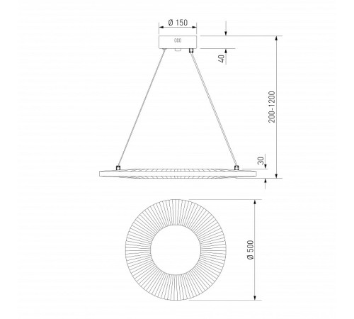 Подвесной светильник Eurosvet Kreis 101001 LED