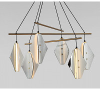 Подвесная люстра Eurosvet  301054 LED латунь