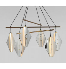 Подвесная люстра Eurosvet  301054 LED латунь