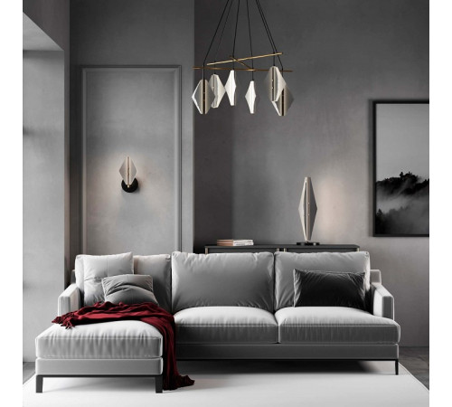 Подвесная люстра Eurosvet 301054 LED латунь