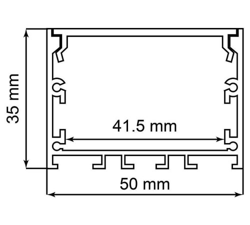 Короб накладной Feron CAB257 10373