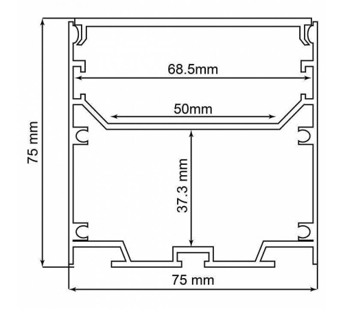 Короб накладной Feron CAB265 10376