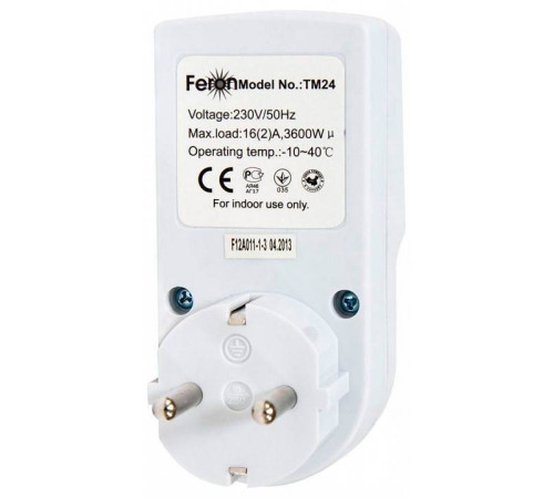 Розетка с таймером Feron TM24 23257