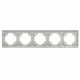 Рамка на 4 поста Stekker PFR00-7005-03 39801
