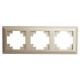 Рамка на 3 поста Stekker PFR00-7003-02 39804