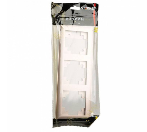 Рамка на 3 поста Stekker PFR00-7003-02 39804