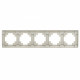 Рамка на 4 поста Stekker PFR00-7005-02 39806