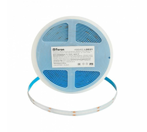 Лента светодиодная Feron LS531 RGB 14 Вт/м 24 В IP20 48946