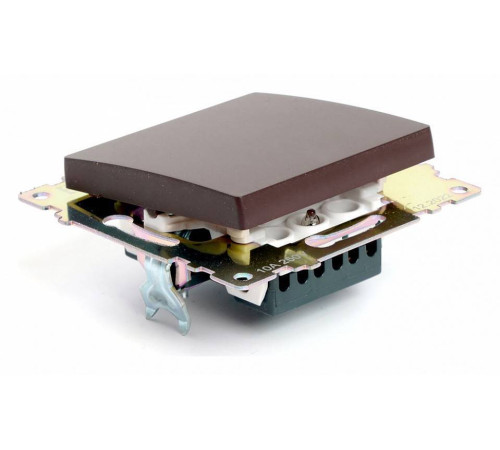 Выключатель одноклавишный без рамки Stekker Катрин 49020