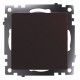 Выключатель одноклавишный без рамки Stekker Катрин 49020