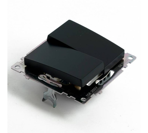 Выключатель двухклавишный без рамки Stekker Катрин 49167