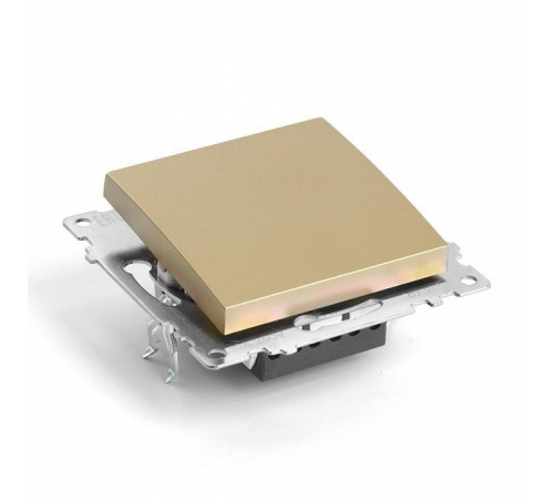 Выключатель одноклавишный без рамки Stekker Катрин 49214