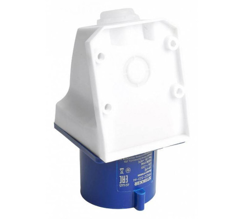 Вилка угловая 2P+PE Stekker ST 49445