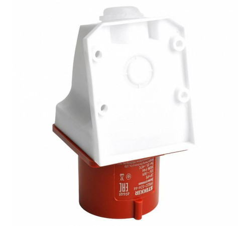 Вилка угловая 3P+PE Stekker ST 49448