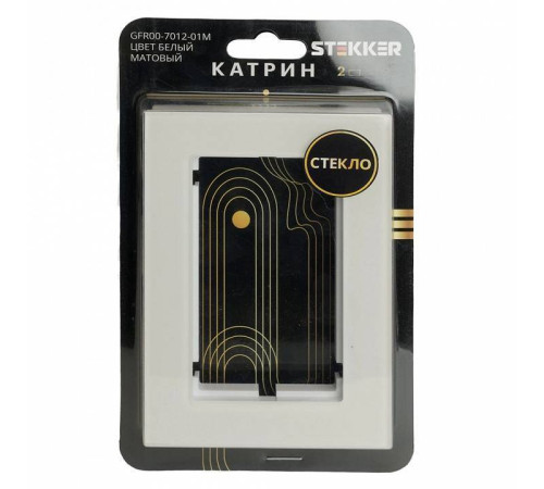 Рамка для двойной розетки Stekker Катрин 49599