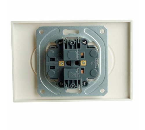 Розетка двойная без заземления и с шторкой, без рамки Stekker RST16-5116-01 49877