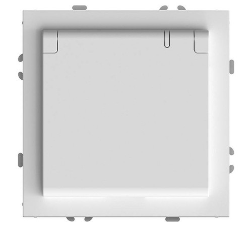 Розетка без заземления и с шторкой, без рамки с крышкой Stekker RST16-5113-01 49878