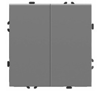 Выключатель двухклавишный без рамки Stekker RSW10-5104-10 49944
