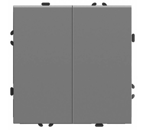Выключатель двухклавишный без рамки Stekker RSW10-5104-10 49944