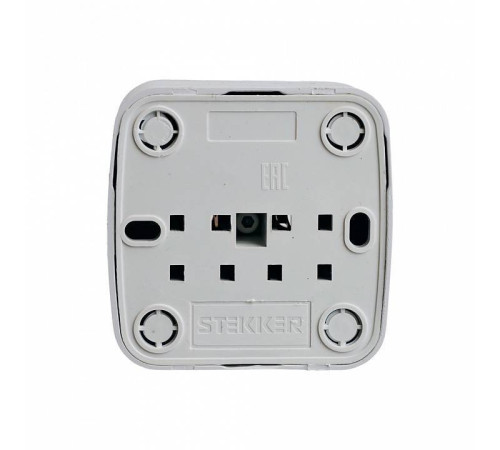 Розетка без заземления Stekker Basic 50074