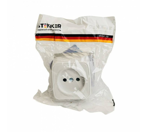 Розетка без заземления Stekker Basic 50074