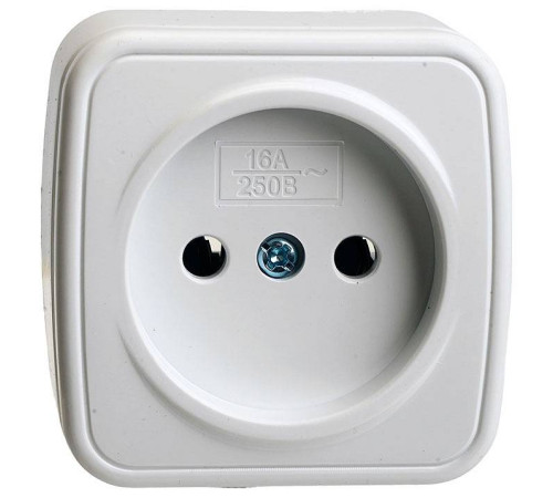 Розетка без заземления Stekker Basic 50074