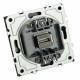 Розетка HDMI без рамки Stekker Эмили 50170