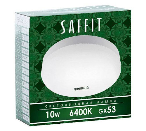 Лампа светодиодная Feron Saffit SBGX5310 GX53 10Вт 6400K 55229