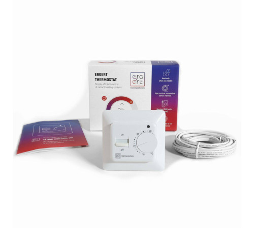 Терморегулятор электронный ERGERT FLOOR CONTROL 110 белый ETR11009010